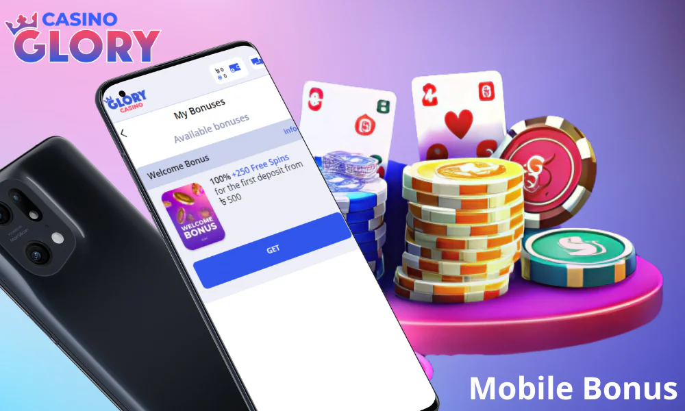 Welcome bonus for new Glory Casino app Bangladeshi users